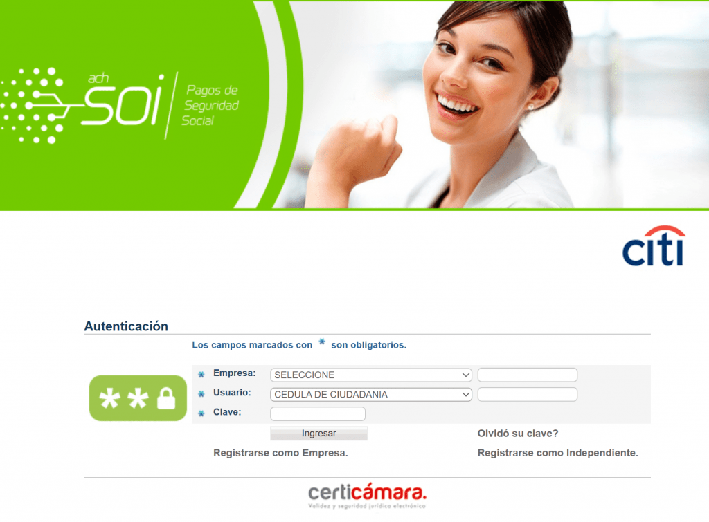 Registro Portal SOI